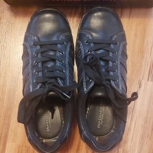 Women's Old College Inn Black Clara Lace Up Oxfords Sz 9